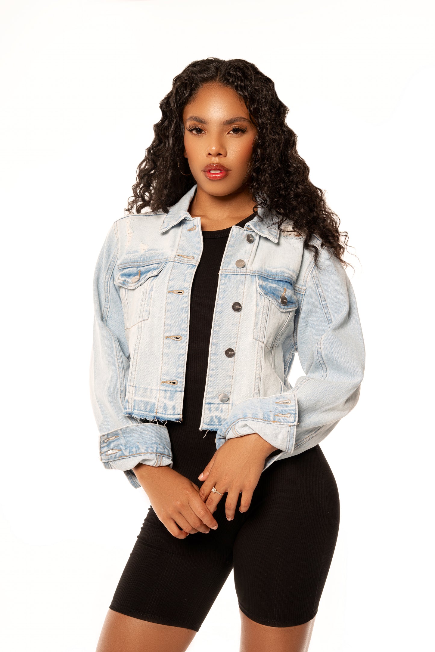 Boyfriend Crop Jeans Jacket